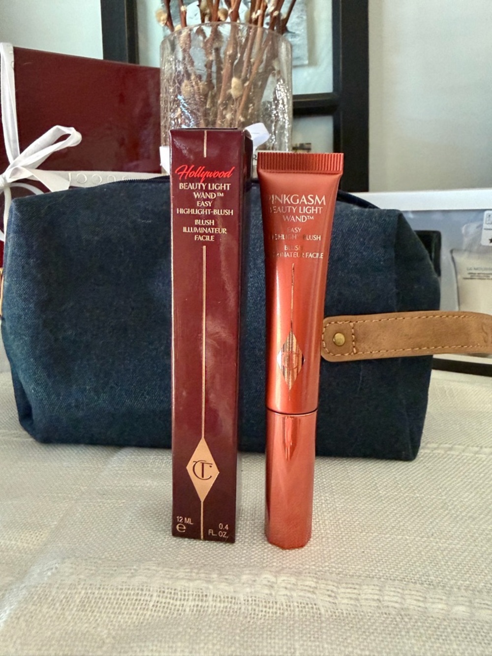 Charlotte Tilbury Beauty Light Wand Blush in Pinkgasm.